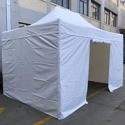 China Custom Oxford 3X4.5m Aluminum Folding Tents For Trade Show Display for sale