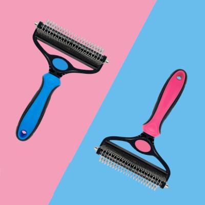 China Viable Professional Pet Grooming Brush Knot Comb Brush Pet Grooming Tool Dog Effectively for sale