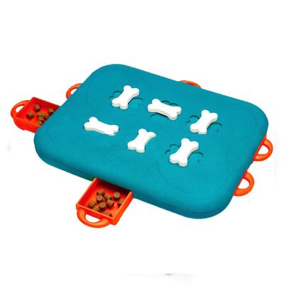 China Sustainable Pet Interactive Puzzle Game Dog Toys Level3 IQ Training Driver for sale