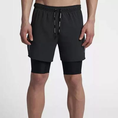 China OEM China Factory Wholesale High Quality QUICK DRY Cuctom Men 2 In 1 Running Shorts for sale