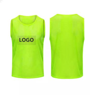 China Wholesale Football QUICK DRY Logo Printing Customized Mesh Vest For Mens Summer Basketball Running Plus Size Tank Top Vest for sale