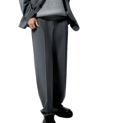 China OEM Service Breathable Men's Dress Pants Casual Suit Pants Straight Trousers for sale