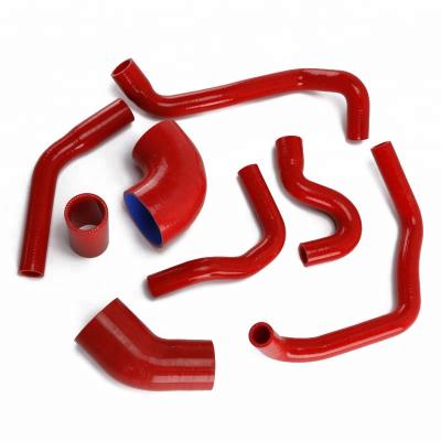 China High Quality Red Automotive Hose Kit Automotive Flexible Silicone Rubber Parts High Performance Silicone Radiator Hose for sale