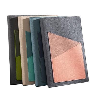 China Hot Trending Hardcover Products Business Handmade Notebook PU Leather Journal for sale