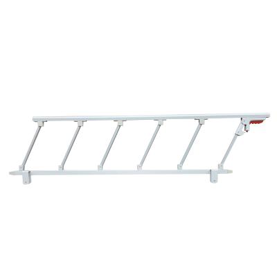 China Modern Hanging Type Aluminum Alloy Side Rails Medical Folding Guard Rails In Hospital for sale