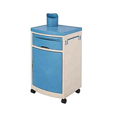 China Modern High Quality ABS Medical Bedside Cabinet With Wheels In Hospital for sale