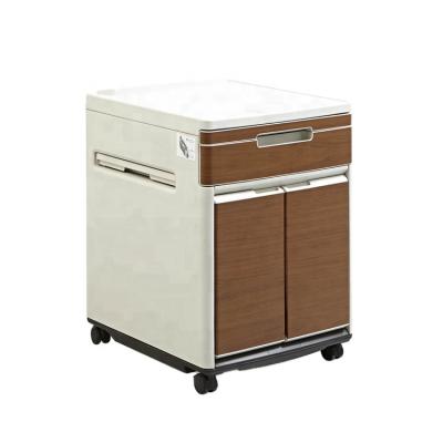 China Modern China Supplier Manufacturing Luxury Movable Bedside Cabinet Used For Medical Furniture In Hospital for sale