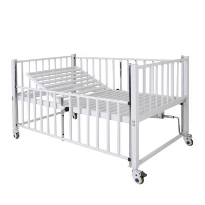 China Modern durable and stable to move hospital used one-crank powder coated steel baby cart for sale