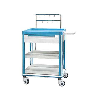 China Good Selling Modern Durable ABS Material Disc Hospital Medical Medical Trolley for sale