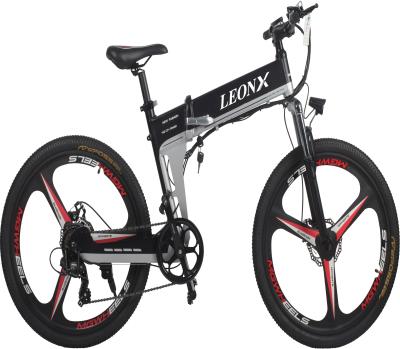 China Aluminum alloy down hill retro e bike folding sports folding mountain foldable electric bicycle off road 48V for sale