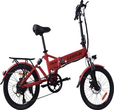 China Aluminum Alloy Foldable Retro E Bike Folding Bike Bicycles Electric Pedelec 36V 48V for sale