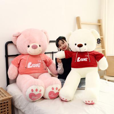 China Plush Toy Factory 100cm 120cm 140cm 160cm Teddy Bear Stuffed Animals Huge Giant Teddy Bear Skin Unstuffed of Valentine's Gift for sale