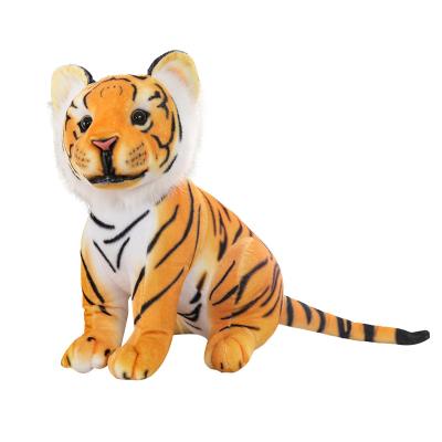 China 20CM 28CM 35CM 40CM Realistic Striped Toys 50CM Sitting Tiger Plush Toys Soft Stuffed Simulation Animals Tiger Gift for sale