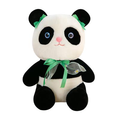 China New Hot Selling Cute Animals Panda Doll For Children Gifts Custom Made Kawaii Panda Bear Plush Toys Stuffed Gift 2022 for sale