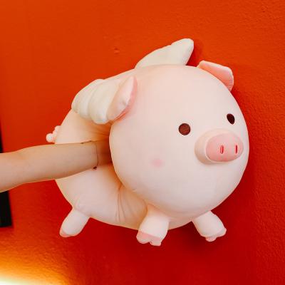 China Children Accompany New Kawaii Plush Pillow Hot Selling Super Soft Piggy Gift for Kids Girlfriend Pig Comfortable Plush Hugging Plush Toys for sale