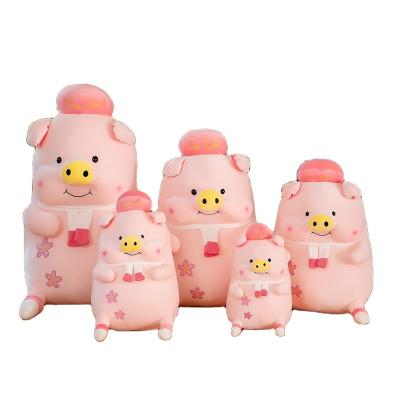 China 2022 New Cute Gift Cute Kawaii Pillow Pig 35cm Pig Plush Doll Stuffed Plush Toy Soft Stuffed Pig Toy Gift 2022 New Cute Stocking Cotton for sale