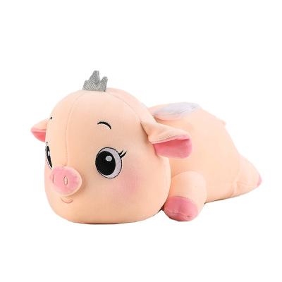 China Pink Cute Stuffed Plush Toy Big Pillow Gift for Kids Girlfriend Cozy Pig Stuffed Toy Pig Plush Toys for sale