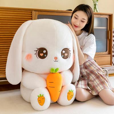 China Cute Kawaii Plushies Bunny Rabbit Soft Toy Stuffed Animal Pillows Lovely Gift Making for sale