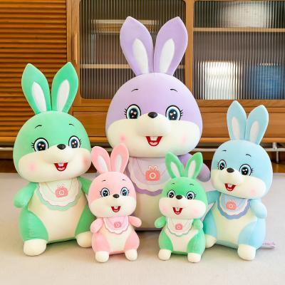 China 2022 New Design Soft Stuffed Animals Rabbit Kawaii Cute Plush Toy Bunny Doll For Kds for sale