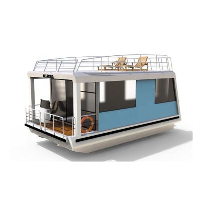 China 2023 Stainless Fabricated Houseboat Porcelain Houseboat Floating for sale