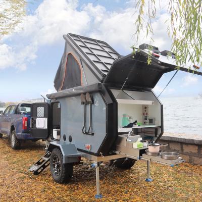 China Rental Pop Up Cheap Off Road RV Mobile Tent Trailer China House Tent Trailer Folding Caravans Motorhome for sale