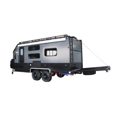 China Cheap Prefab Solar Powered Systems Caravans Travel Trailer Australia Trailer Travel Toy Hauler For Sale Malaysia for sale