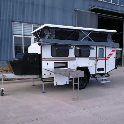 China Travel Trailer American Off Road 4x4 Noise Top Off Road Camper Caravan Camping Hybrid Trailer For Sale for sale