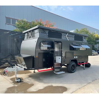 China Travel Trailer Camper Caravan Travel Trailer Caravan Camping Noise Top Caravan for sale