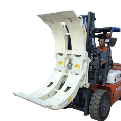 China Paper maker factory style new 3 tons roll paper clamp with forklift in paper maker factory for sale