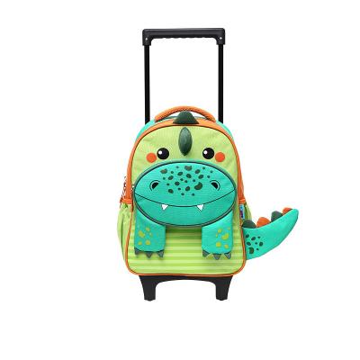 China Fashion Style Kids Stationery New Design School Supplies Backpacks For Boys Girls Middle High School Trolley Rolled Bag for sale