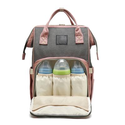 China Modern and stylish stroll in fashion travel diaper mommy backpack baby diaper changing bag for baby care for sale