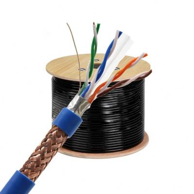 China SFTP WATERPROOF ELECTRIC STRANDED COPPER BELDEN CAT6 CABLE SFTP Cat6 sftp ax for sale