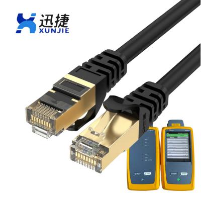 China latest cat8 communication cable with rj45 CAT8 connector patch cord ethernet cable for sale