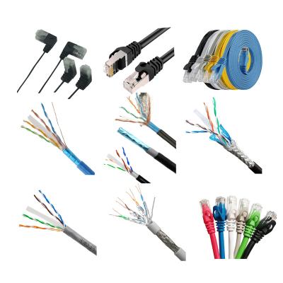 China cable network price cat6 4g lan utp patch panel 305m port port routere rj45 24 cat5e cat7 connector ftp cat6 CAT6 for sale