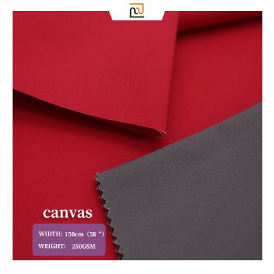 China Anti-Static Thick Canvas Cloth Wholesale Canvas Fabric For Bags for sale