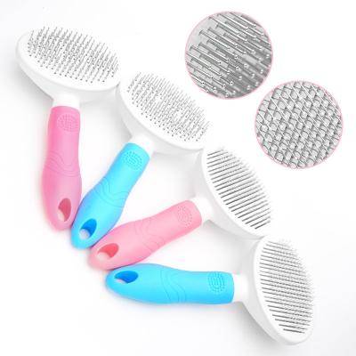 China Stocked Hot Sale Dog Cat Hair Remover Comb Pet Brush Dog Groming Brushes for sale