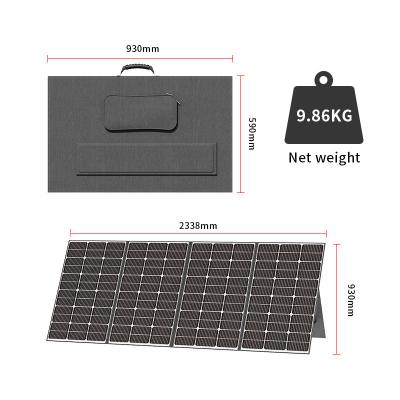 China Charging For Power Station LLsolar 400W Portable Foldable Solar Panel 18V Kit With MC4 Output Waterproof IP68 Charger For RV Laptops Generator Van Camping for sale