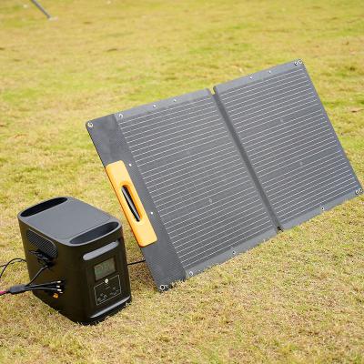 China Charging For Power Station LLsolar 120W Portable Solar Panel Charger For Mobile Phone Waterproof IP65 Laptop Foldable With DC MC4 And USB Output For Generator for sale