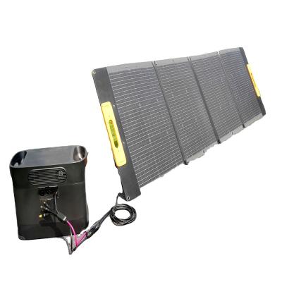 China Charging For Power Station LLsolar 200W Portable Solar Panel Charger For Mobile Phone Waterproof IP65 Laptop Foldable With DC MC4 And USB Output For Generator for sale