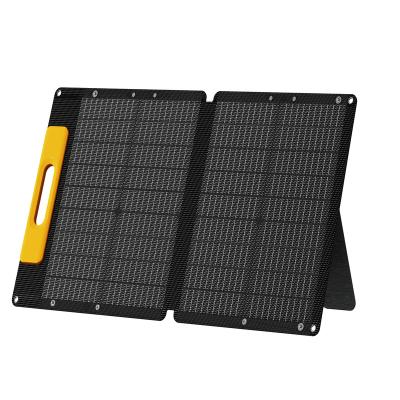 China Mobile Phone 60 Watt Solar Charger For Laptop Computer Adjustable Foldable Power Station Phone Tablet Kickstands For RV Camping for sale