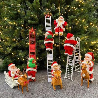 China Electric Toys Christmas Santa Claus Climbs The Ladder Xmas020 for sale