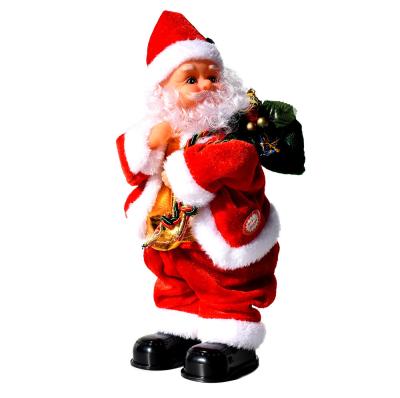 China Battery Operated Spanish Dancing Song Santa Claus Toys Twisted Wiggle Hip Electric Dancing Toys for sale