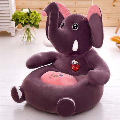 China Lovely Very Plush Stuffed Animal Kid Animal Chair For Baby Without Cotton for sale