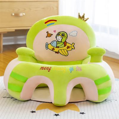 China Creative Plush Study To Sit Baby Plush Chair Cover For Kids No Cotton for sale