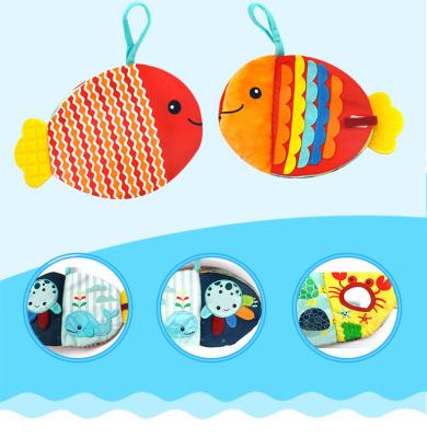 China Fish Earlier Activity Education Soft Books For Newborn Babies Educational Toy for sale