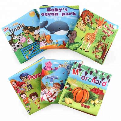 China Soft Baby Educational Study Non-Torn Cloth Book for sale