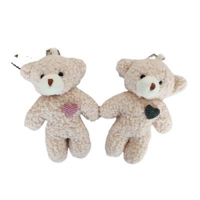 China Lovely Mini Soft Toy Gifts Promotional Cheap Plush Teddy Bear Key Chain for sale