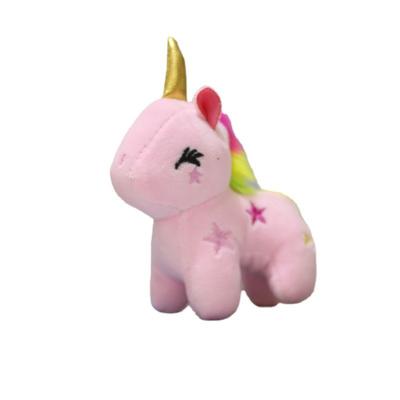 China Custom Plush Stuffed Mini Small Plush Toy Unicorn Key Chain for sale