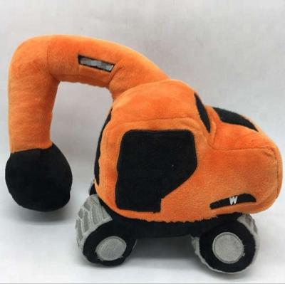 China Custom Stuffed Plush OEM Manufacturer Plush Excavator Truck Toy for sale