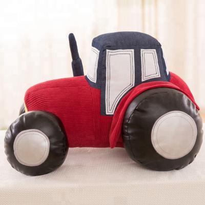 China Plush OEM Manufacturer Custom Stuffed Trucks Plush Tractor Toy for sale